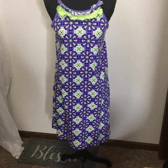 Hanna Andersson women’s/ teen purple pattern dress - Picture 2 of 9